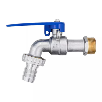 Valvola d'ottone di Logo Customization Handle Water Irrigation della leva blu chiudibile a chiave